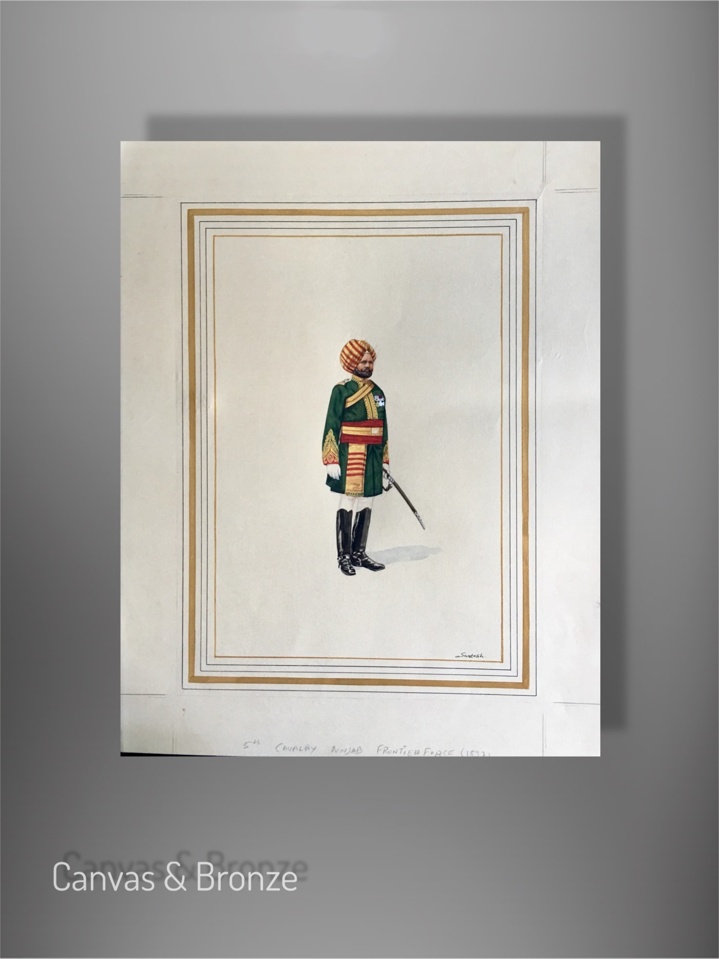 Santosh k Sharma, British Raj Soldier - 5th Cavalry Punjab Frontier Force