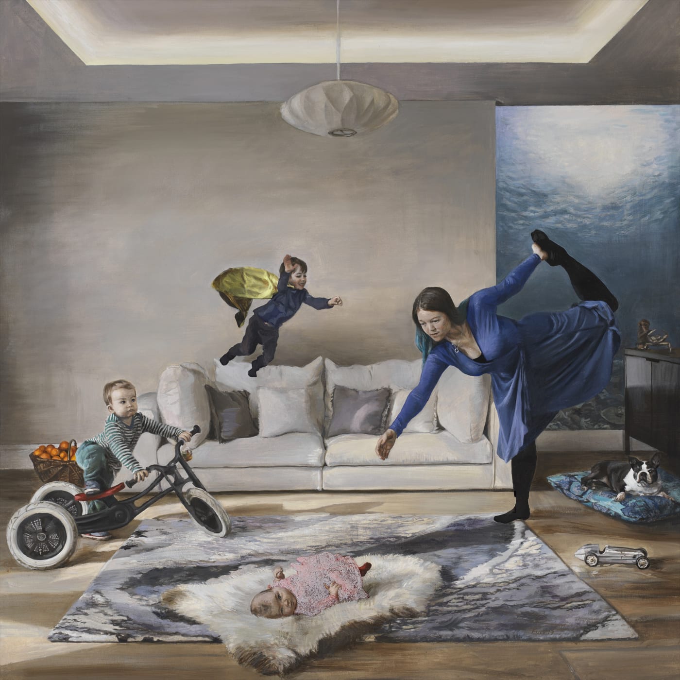 Straubenzee Portrait Painting The Jokers Christian Furr 2014