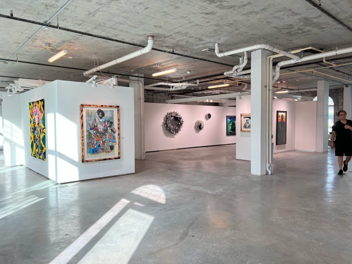 Installation view of Claire Oliver Gallery in Overtown Miami for LOOP 2022