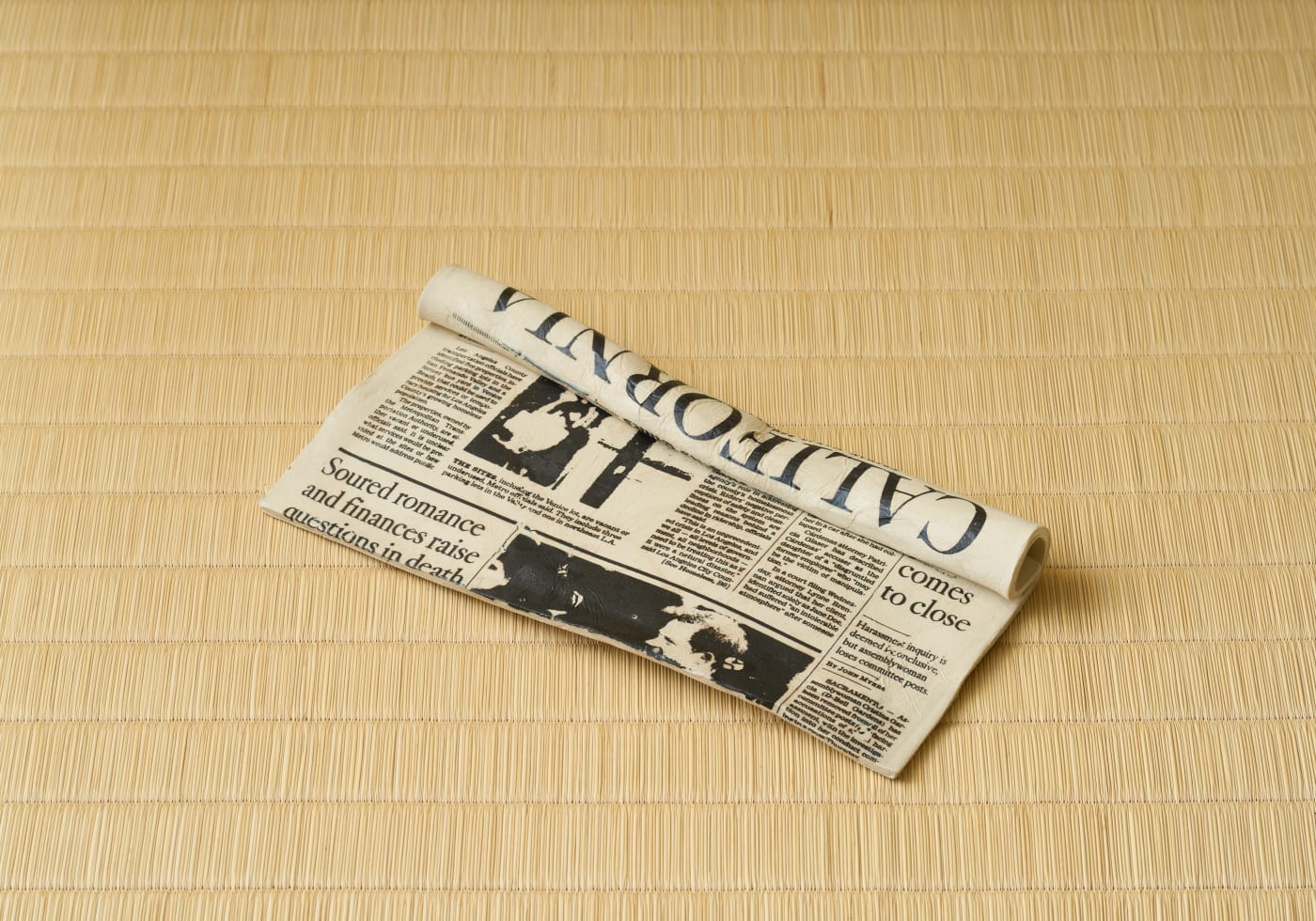Jiwoong Jeon 2024, 印刷したセラミック/ Silkscreen on Ceramic H4 × W26 × D14 cm