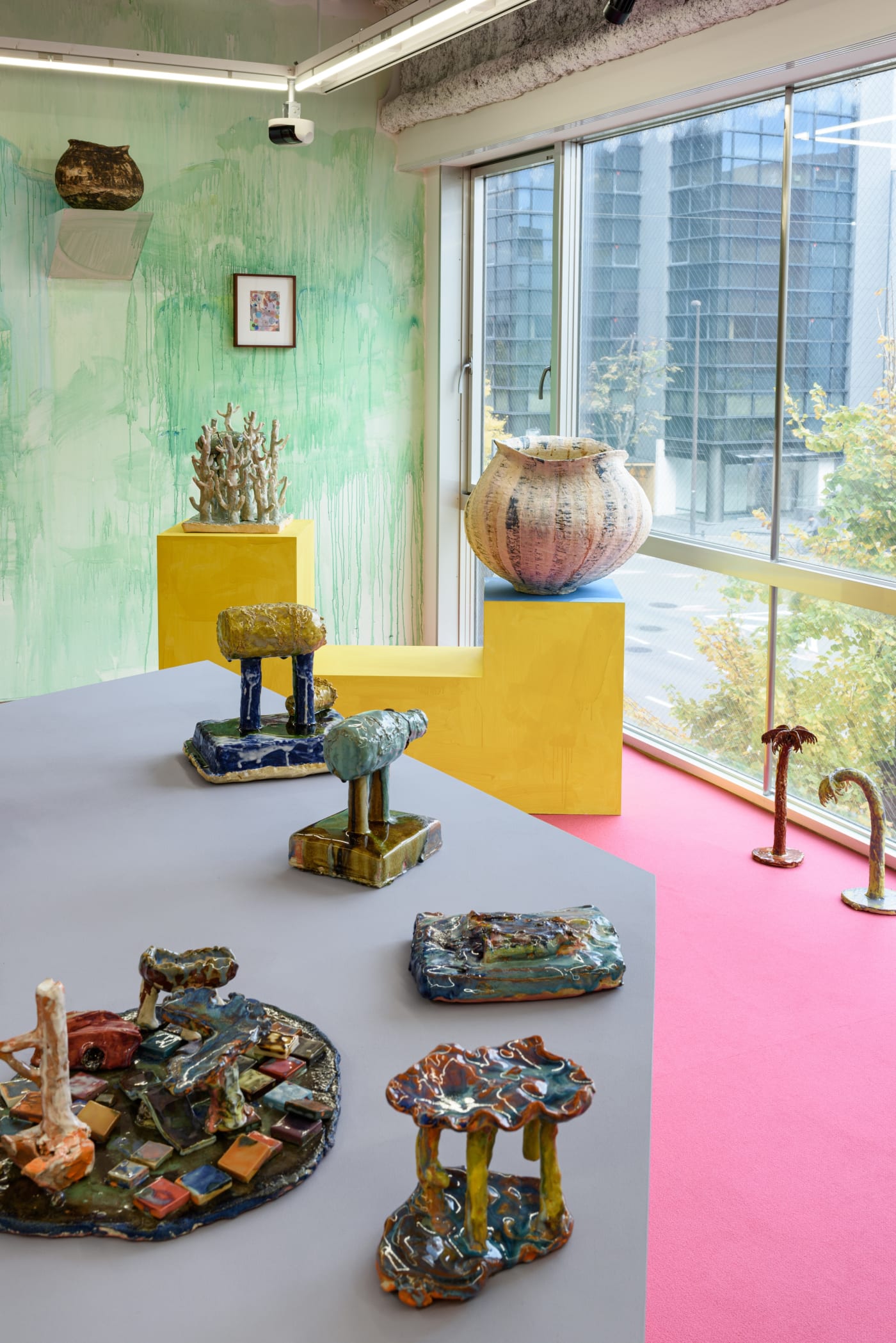 Kazunori Hamana and Yoichi Umetsu: A Room with Six Floating Pots and Message Bottles