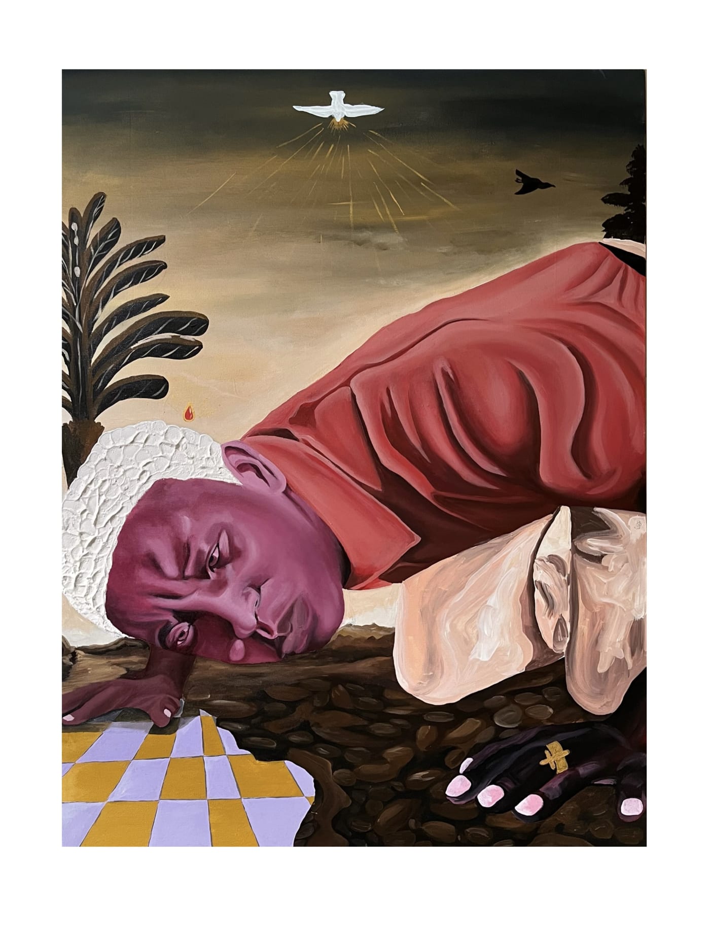 Baptism Of Life 2024 30" x 40" Oil and Acrylic on Canvas