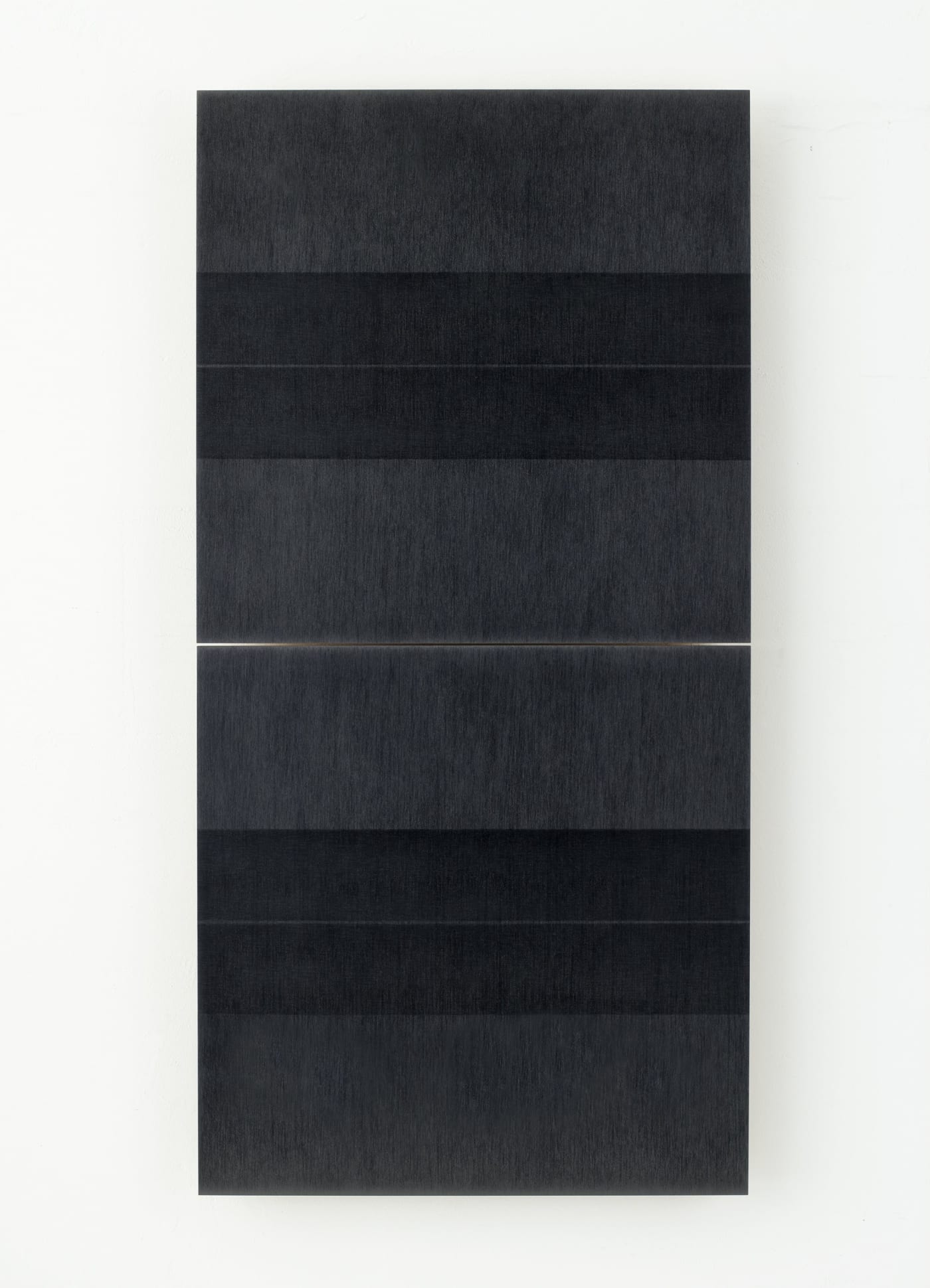 Frank Gerritz Four Center Split Screen, 2018 Pencil on mdf panel 47 3/8 x 23 5/8 in 120.2 x 60 cm