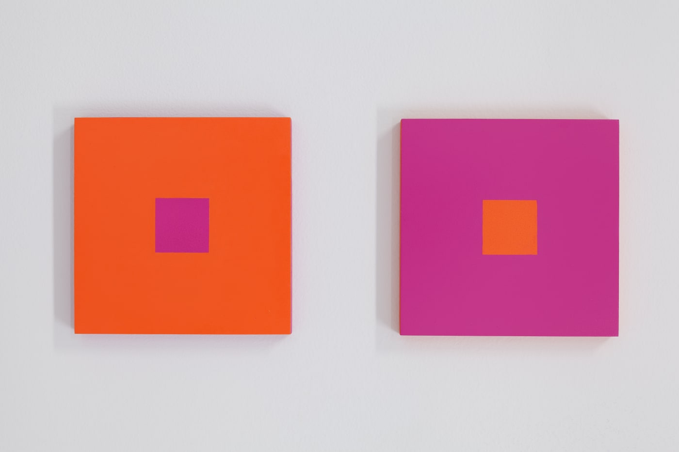 Karen Rifas 7230, 2021 Acrylic on gessobord Two Panels: 8 x 8 x .75 in (20.3 x 20.3 x 1.9 cm) $1,500