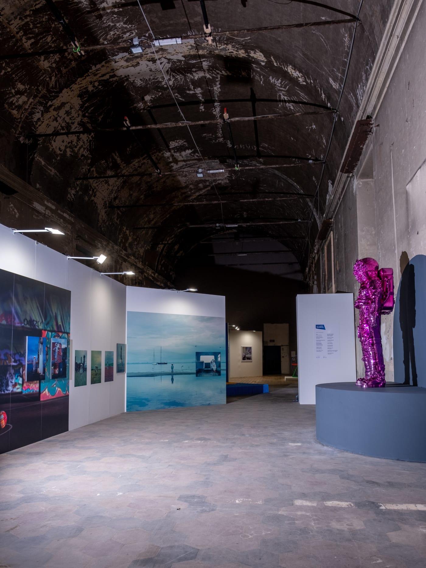 Spaceman Shine Artwork from Filippo Tincolini at Paratissima event