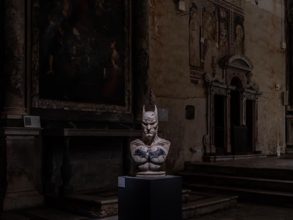 Installation view, interior of the Church of Sant'Agostino.