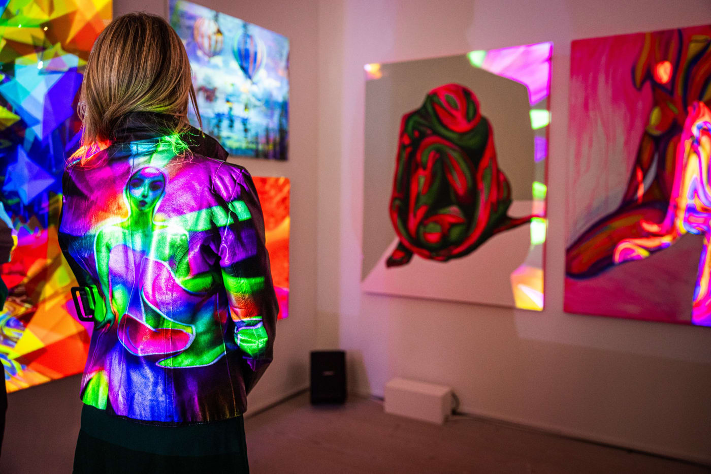 Kei London at the British Art Fair in Saatchi Gallery