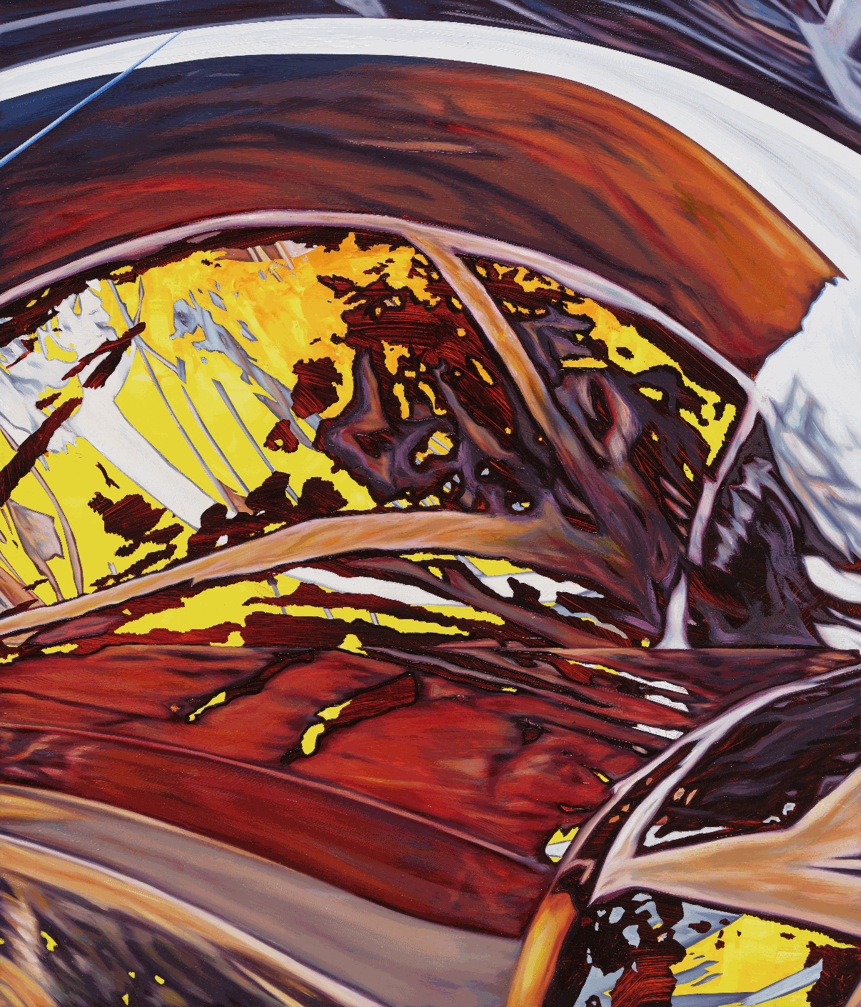 Jin Meyerson Allele 0.5 2022 Oil on Canvas 21 x 18 in (53 x 45.5 cm) 12,000USD
