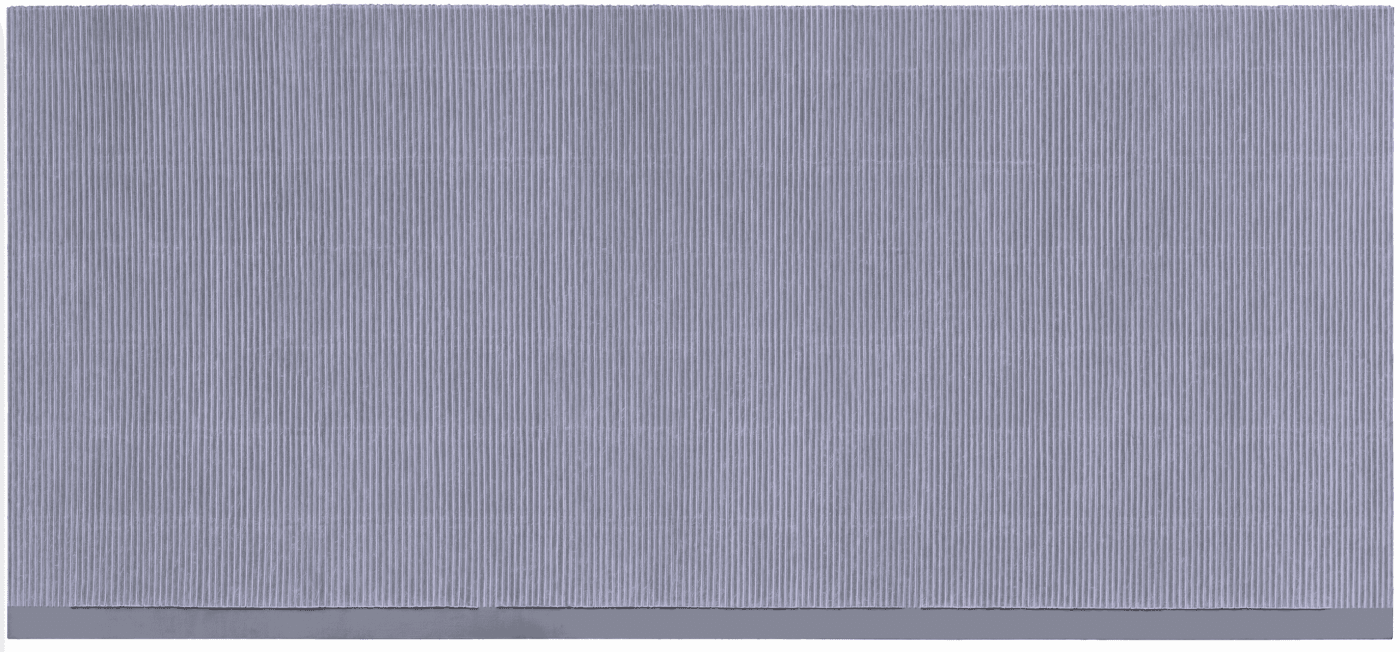 Park Seo-Bo Ecriture No. 100928 2010 Mixed Media with Korean hanji Paper on Canvas 200x440cm
