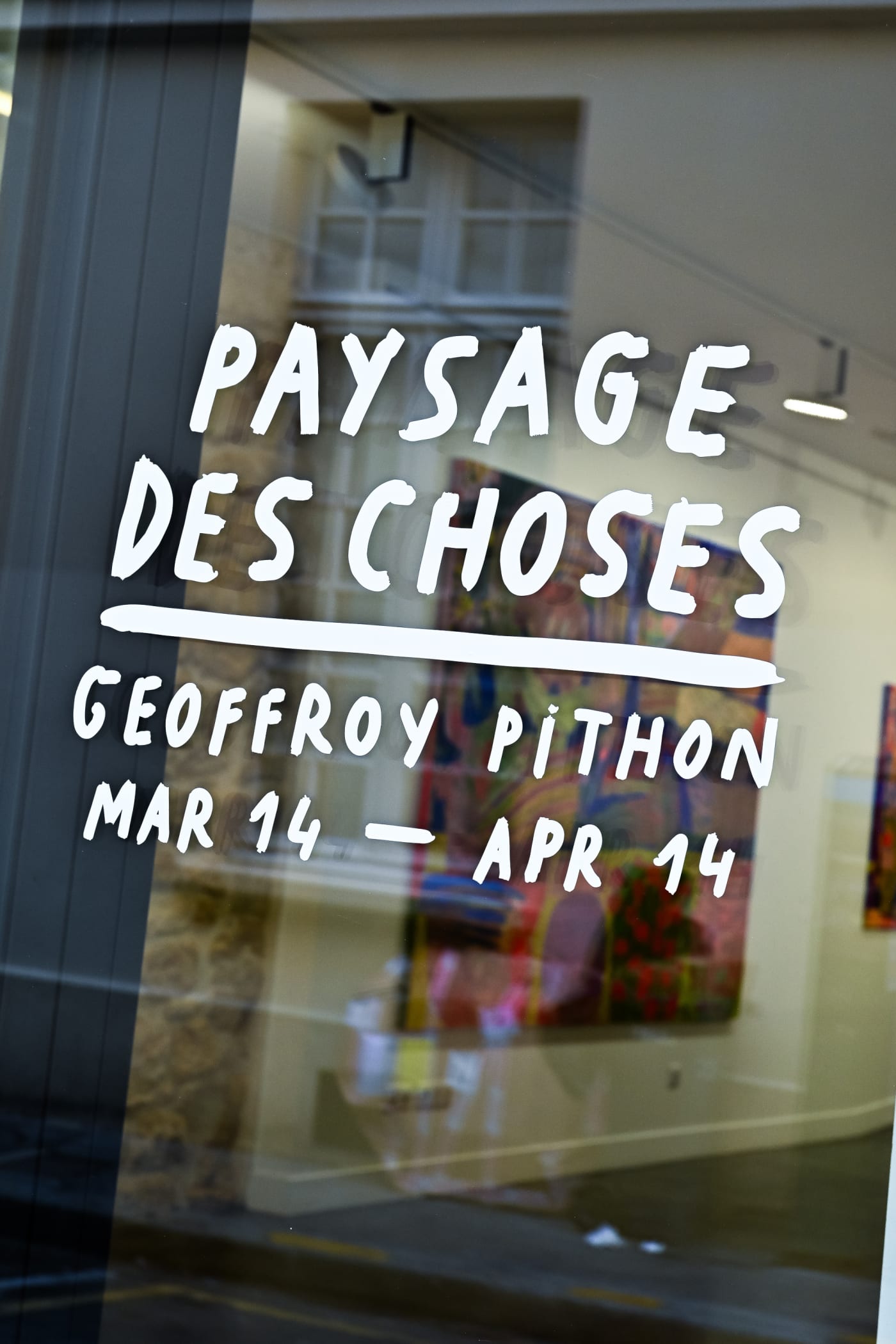 Paysage des Choses