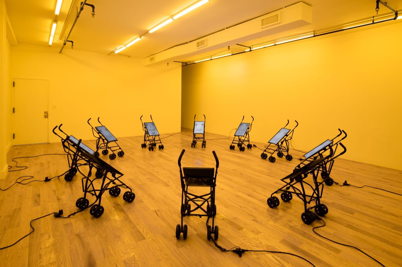 Stine Deja, Dawn Chorus Beta, 2021, installation view. Photo: Inna Svyatsky