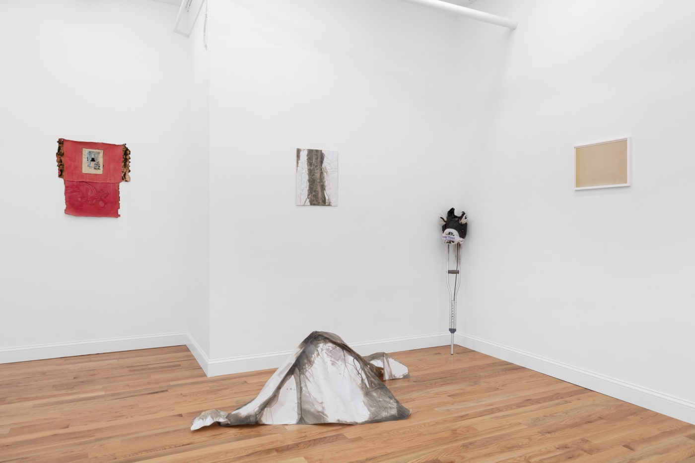 Behind abstract forms, Installation View. Courtesy the gallery, photo: Daniel Greer