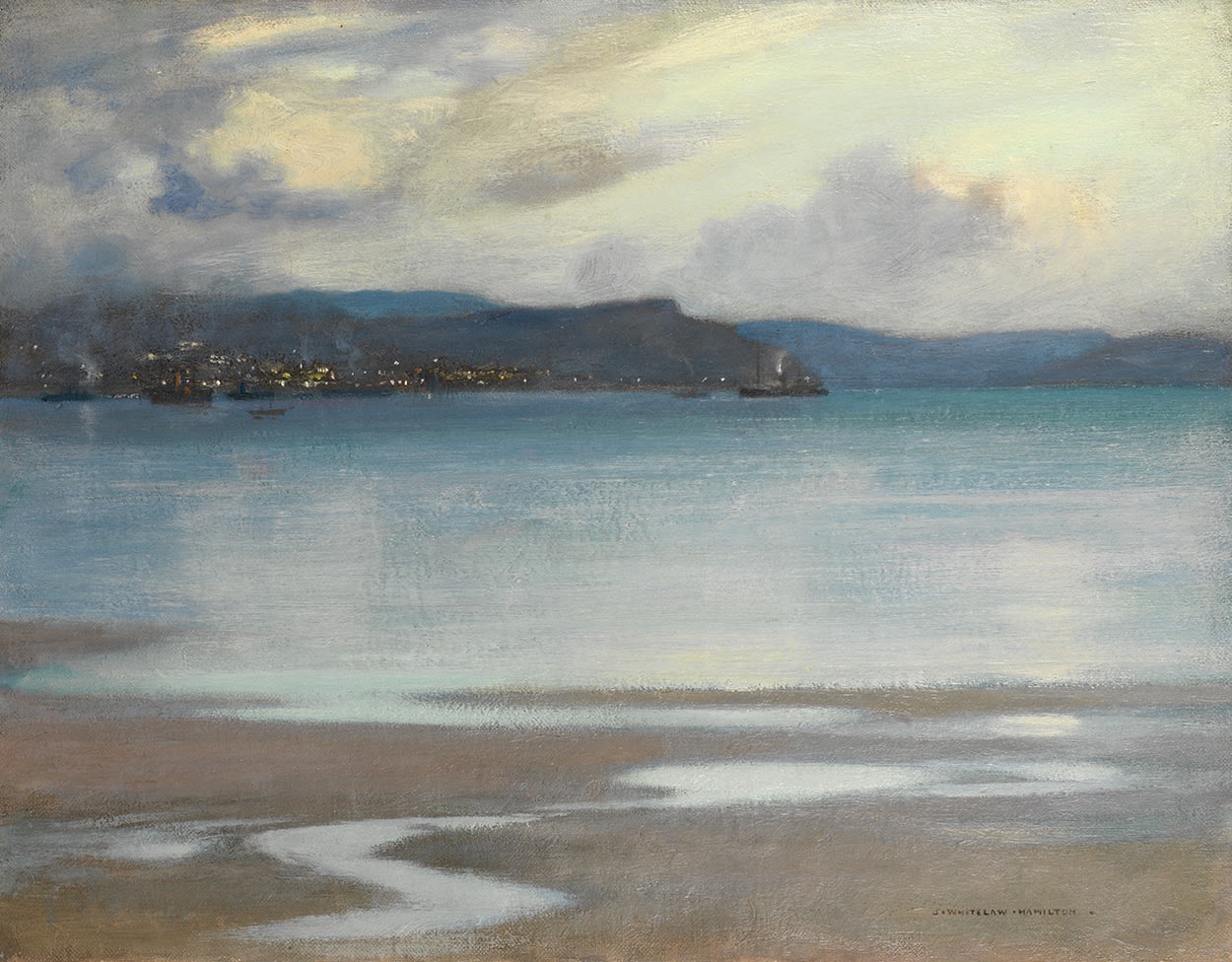 James Whitelaw Hamilton (1860-1932), Evening on the Clyde