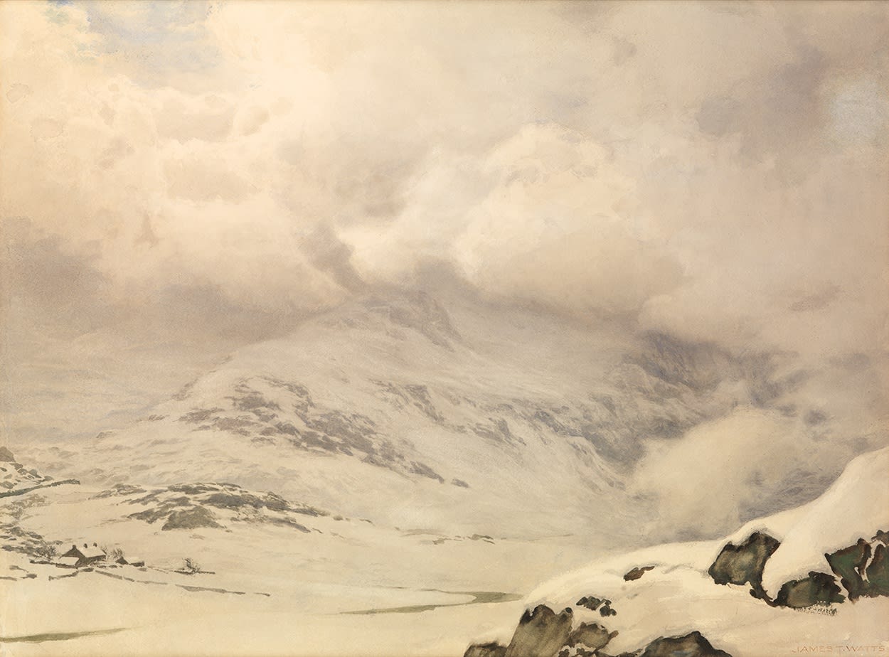James Thomas Watts (1849-1930), A World of Snow and Cloud