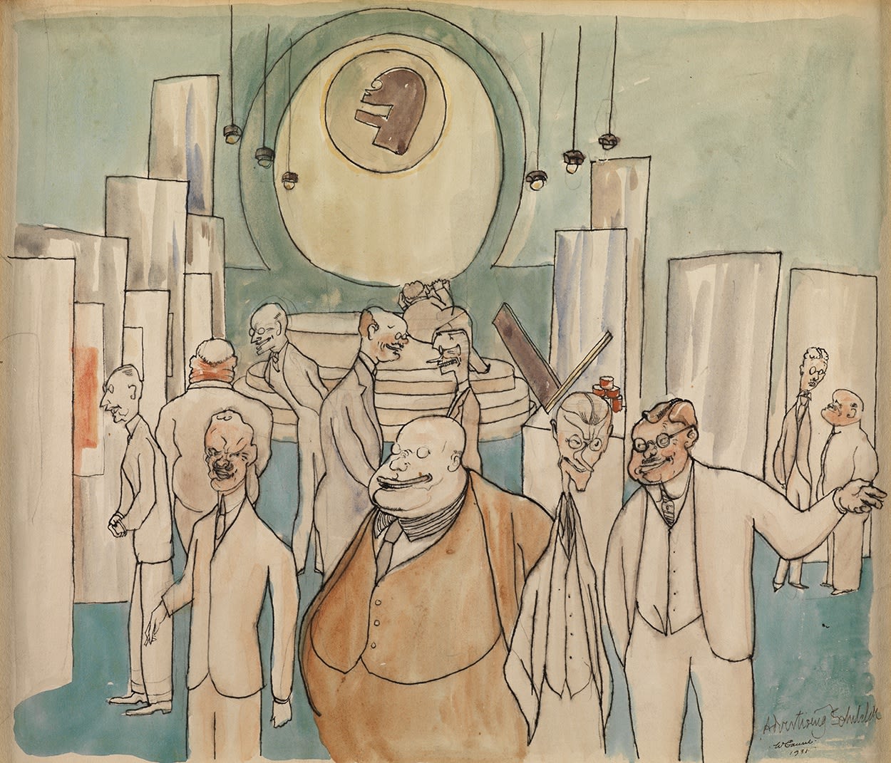 William Gaunt (1900-1980), Advertising Exhibition 1931