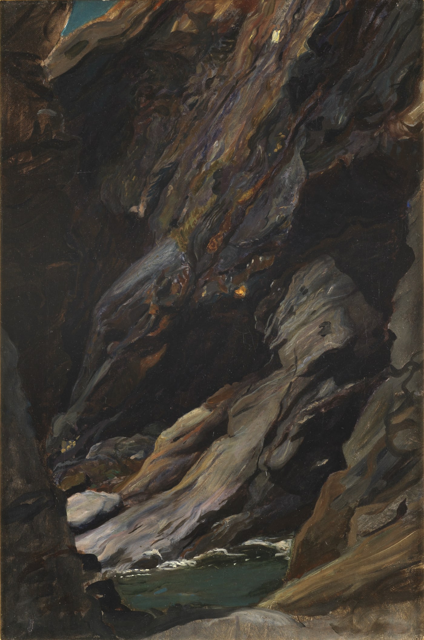 William Blake Richmond (1842-1921), Rocks at Tintagel