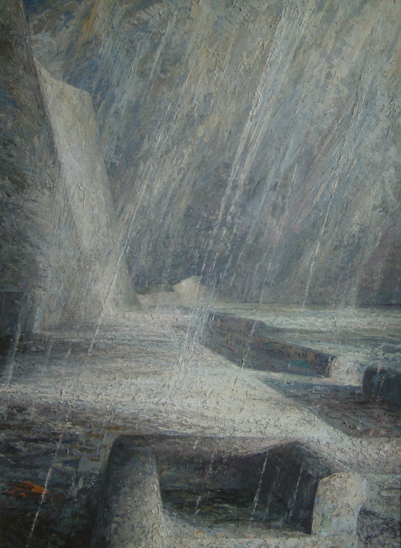 James Stroudley (1906-1985), Spring Snow Storm