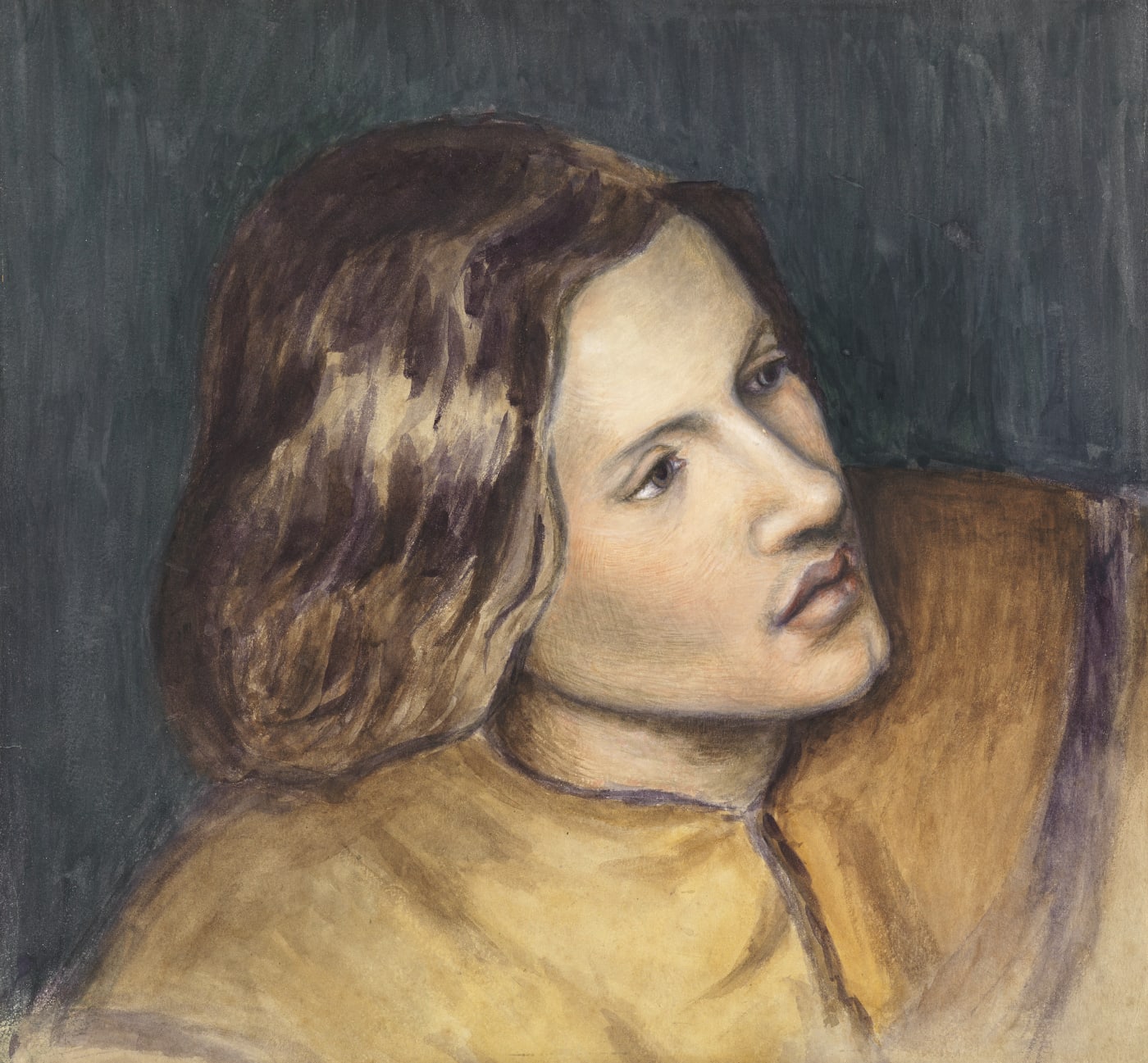 Henry Treffry Dunn (1838-1899), Study for The Duet