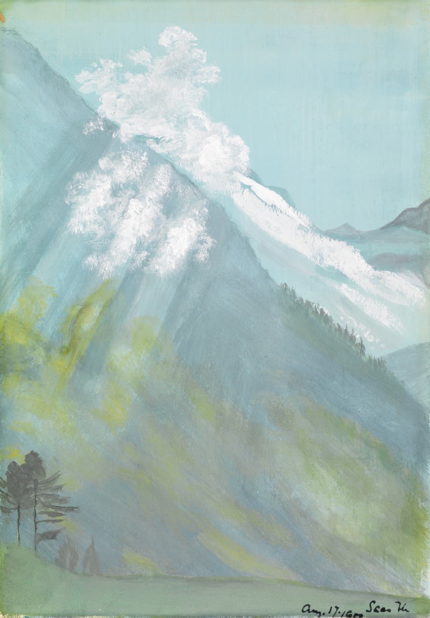 Edward Clifford (1844-1907), Saas-Fee, Switzerland