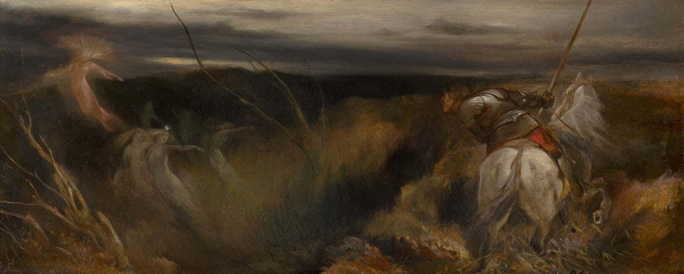Frederick Weekes (1833-1920), The Haunted Glen, the Intruder