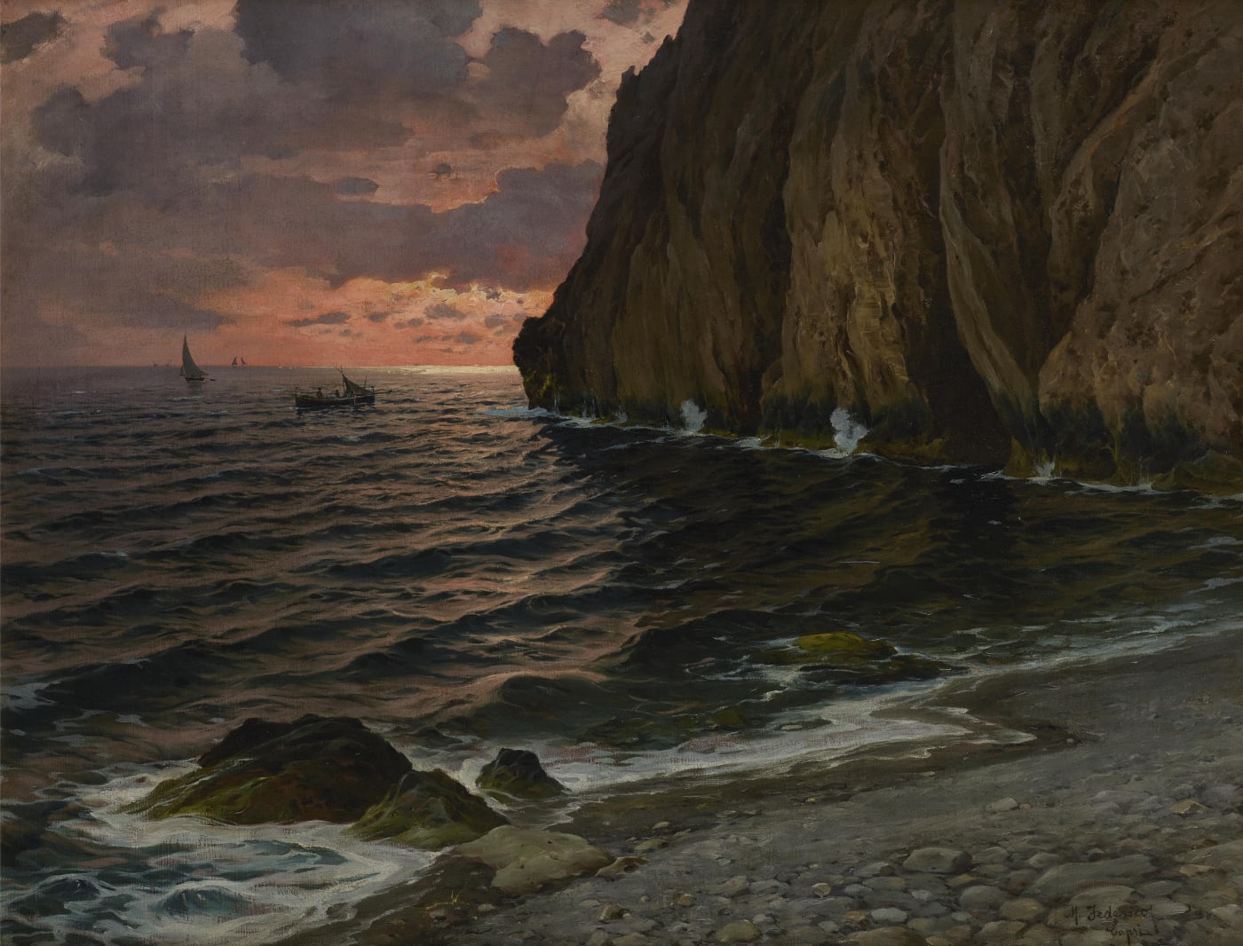 Michele Federico (1884-1966), Capri