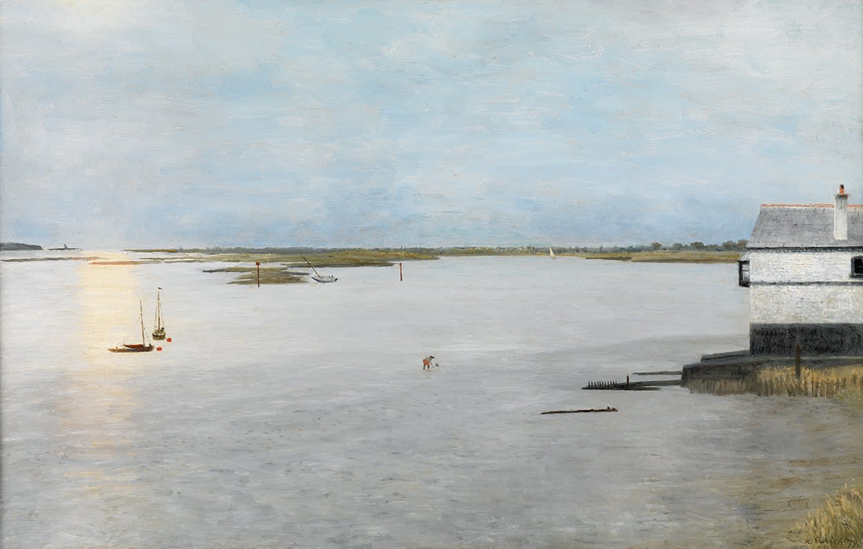 Richard Eurich (1903-1992), Low Tide, Beaulieu River