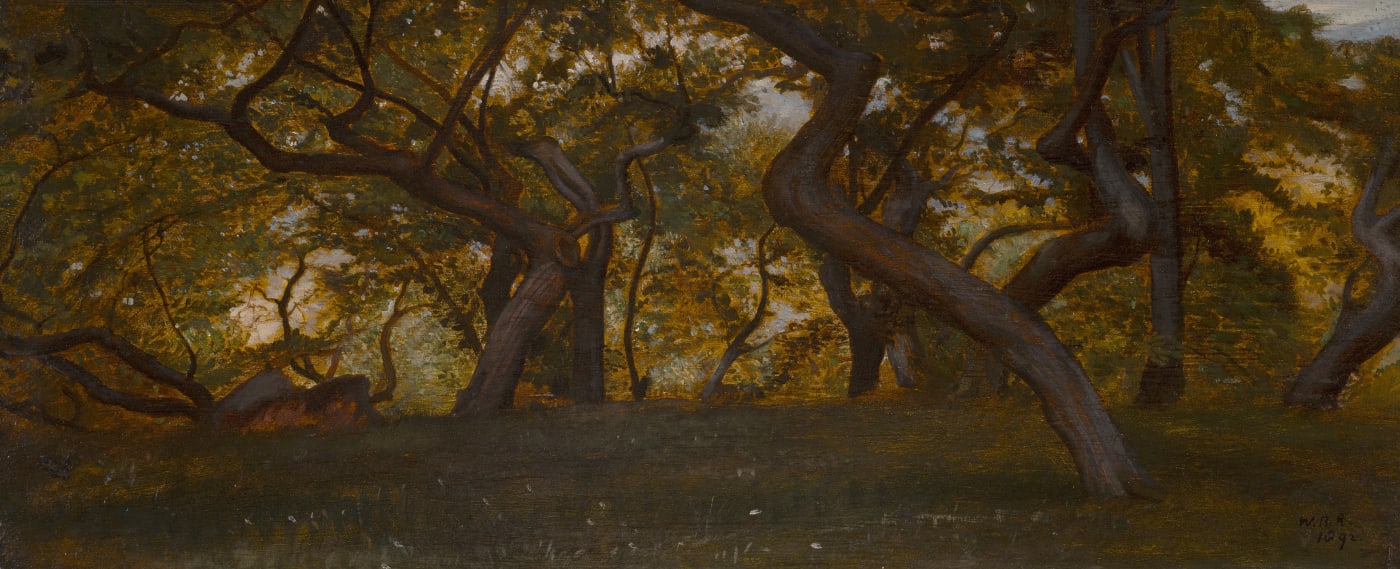 Sir William Blake Richmond (1842-1921), A Wood near Volterra, Italy