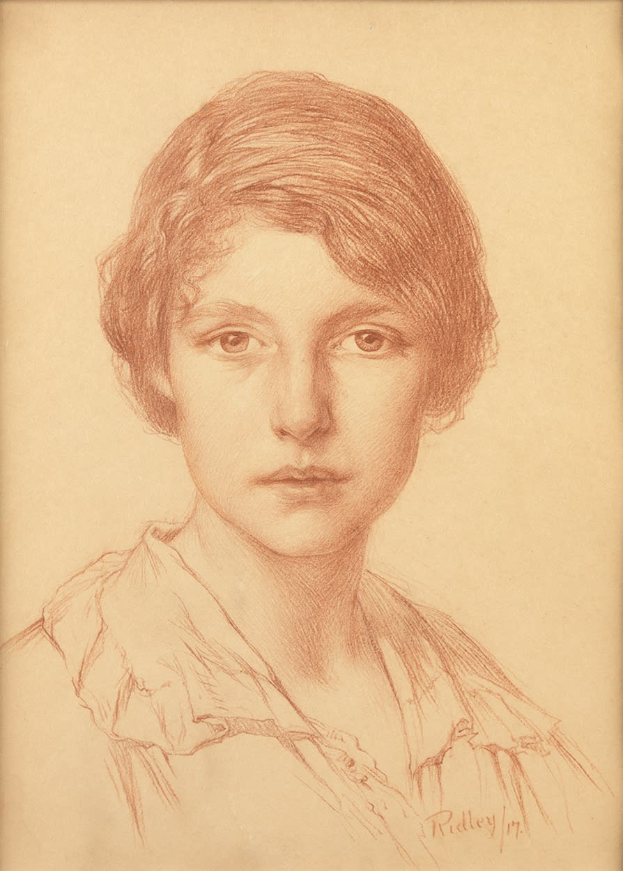 Edward Ridley (1883-1946), A Young Woman