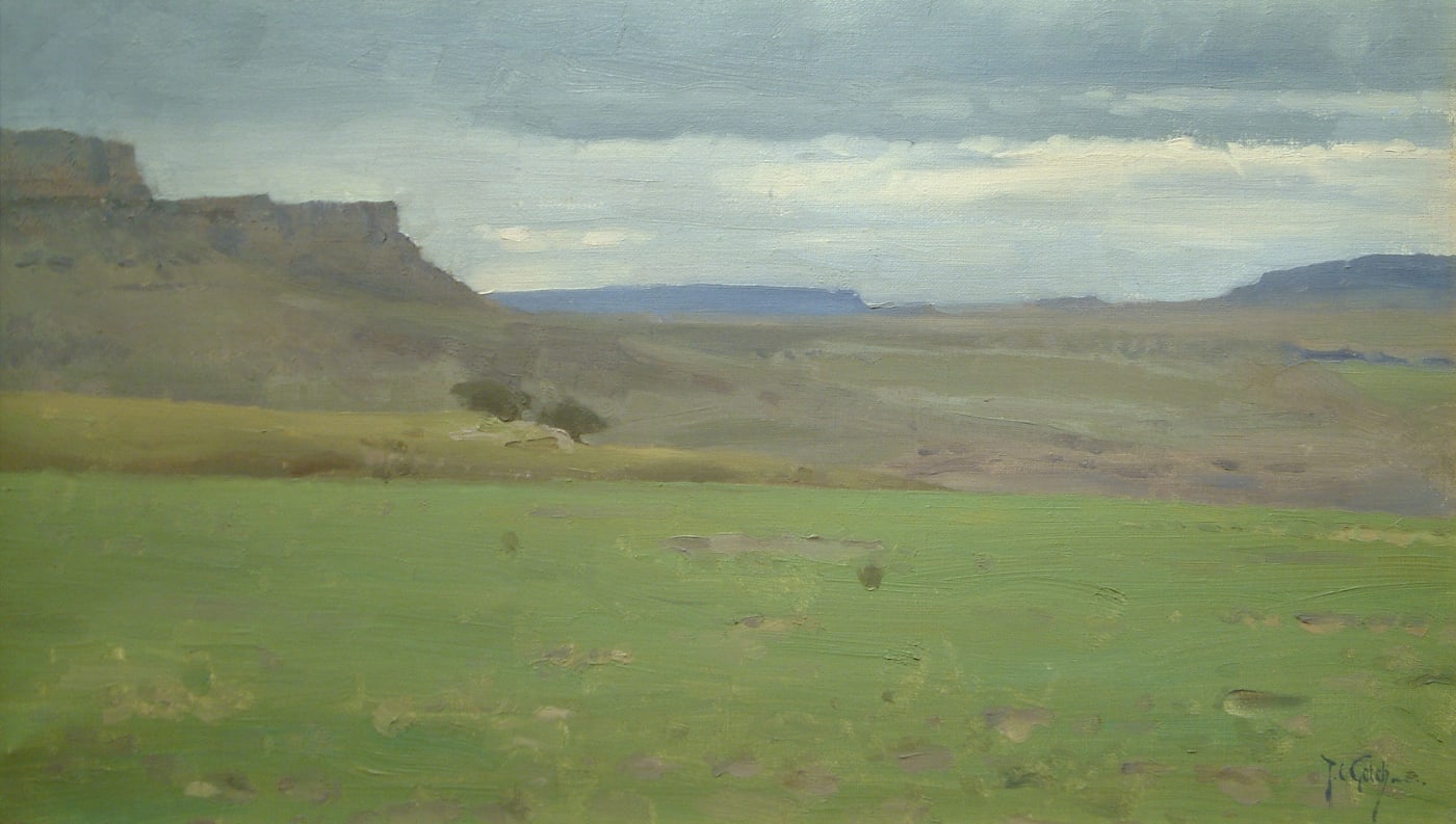 Thomas Cooper Gotch (1854-1931), Study of Qua-qua, Witzies Hoek, South Africa