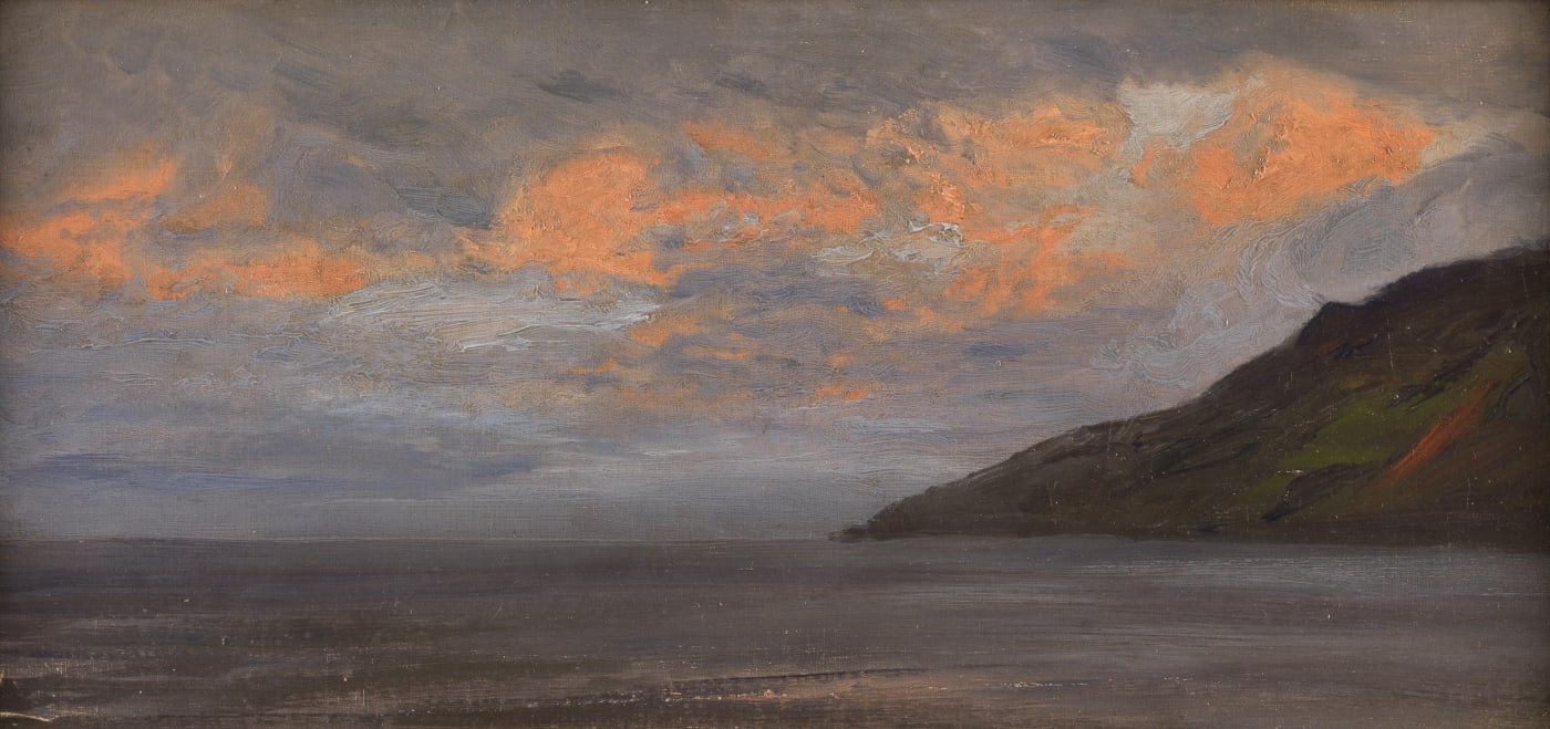 Henry Moore (1831-1895), Sunset on the Coast