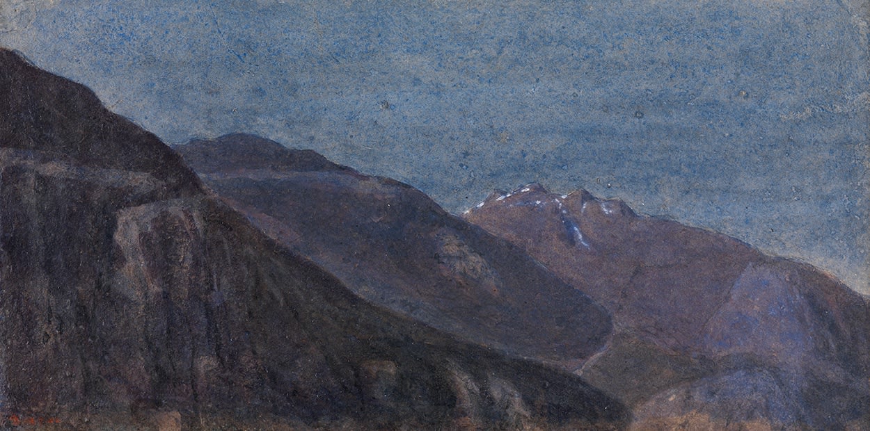 George Price Boyce (1826-1897), The Ticino Valley from Giornico