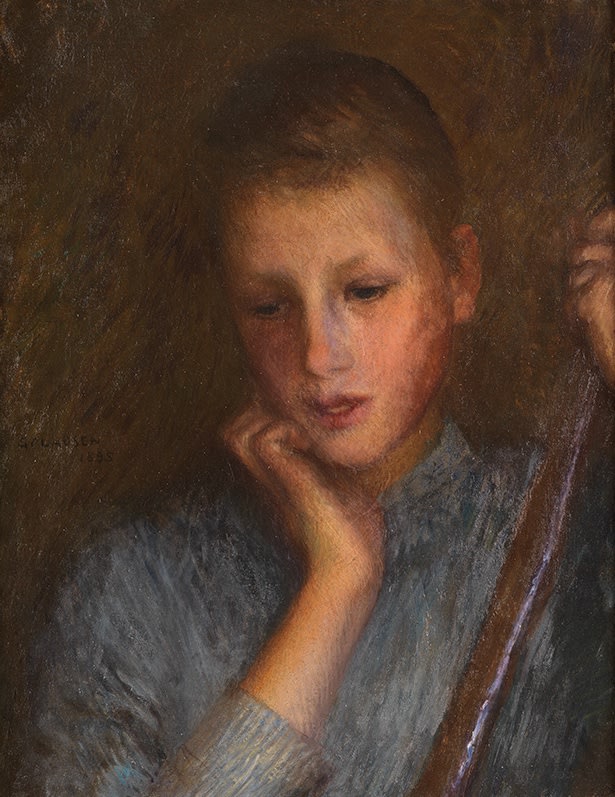 Sir George Clausen (1852-1944), Pensive