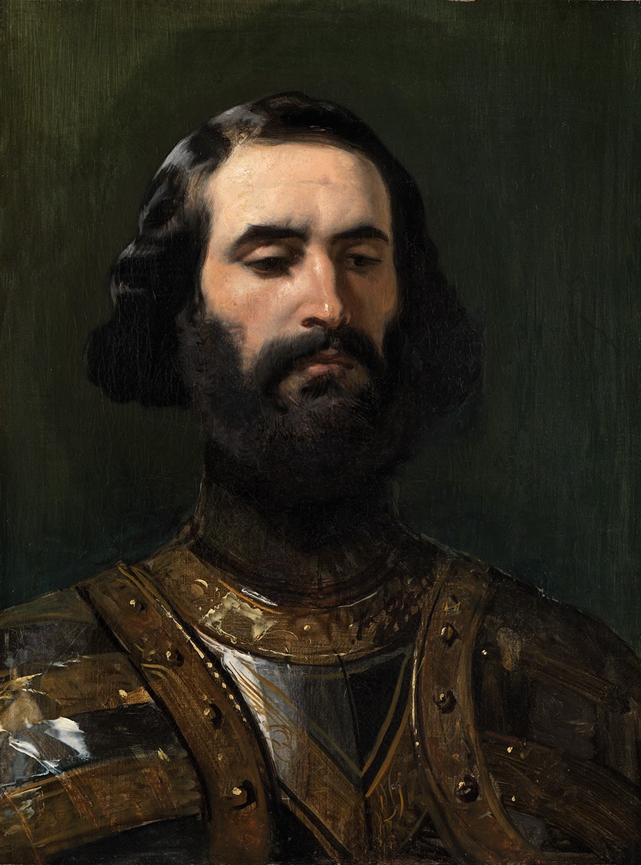 Sir Edwin Landseer (1802-1873), A Knight: a Study