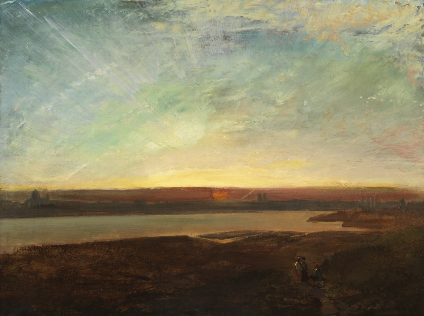 Henry Mark Anthony (1817-1886), Melun, Daybreak.