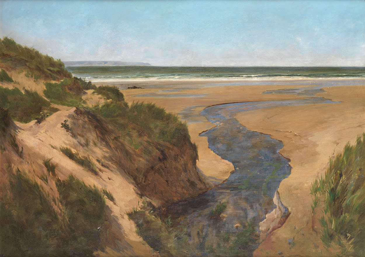 Peregrine Mulvogue Feeney (1837-1913), Croyde Sands, Summertime