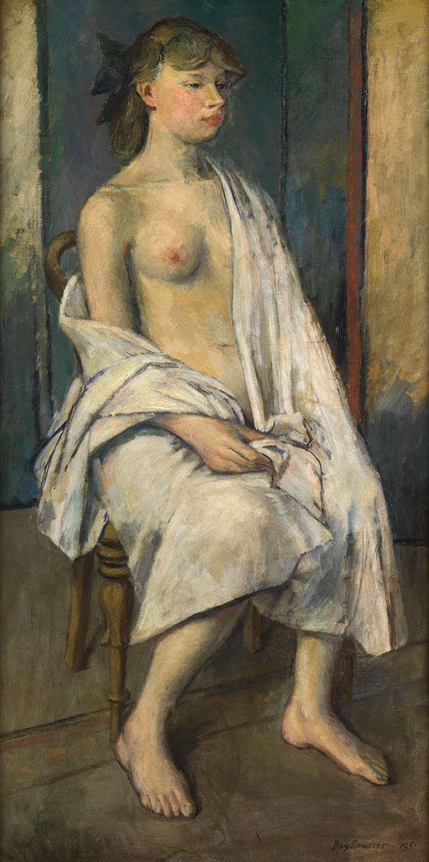 Roy Spencer (1918-2006), Seated Nude