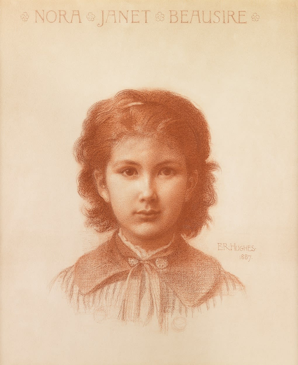 Edward Robert Hughes (1851-1914), Nora Beausire, daughter of the Liverpool art collector