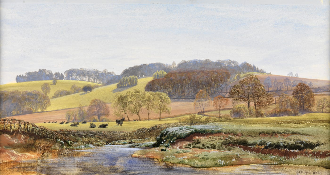 John Brett (1831-1902), Springtime near Norbury
