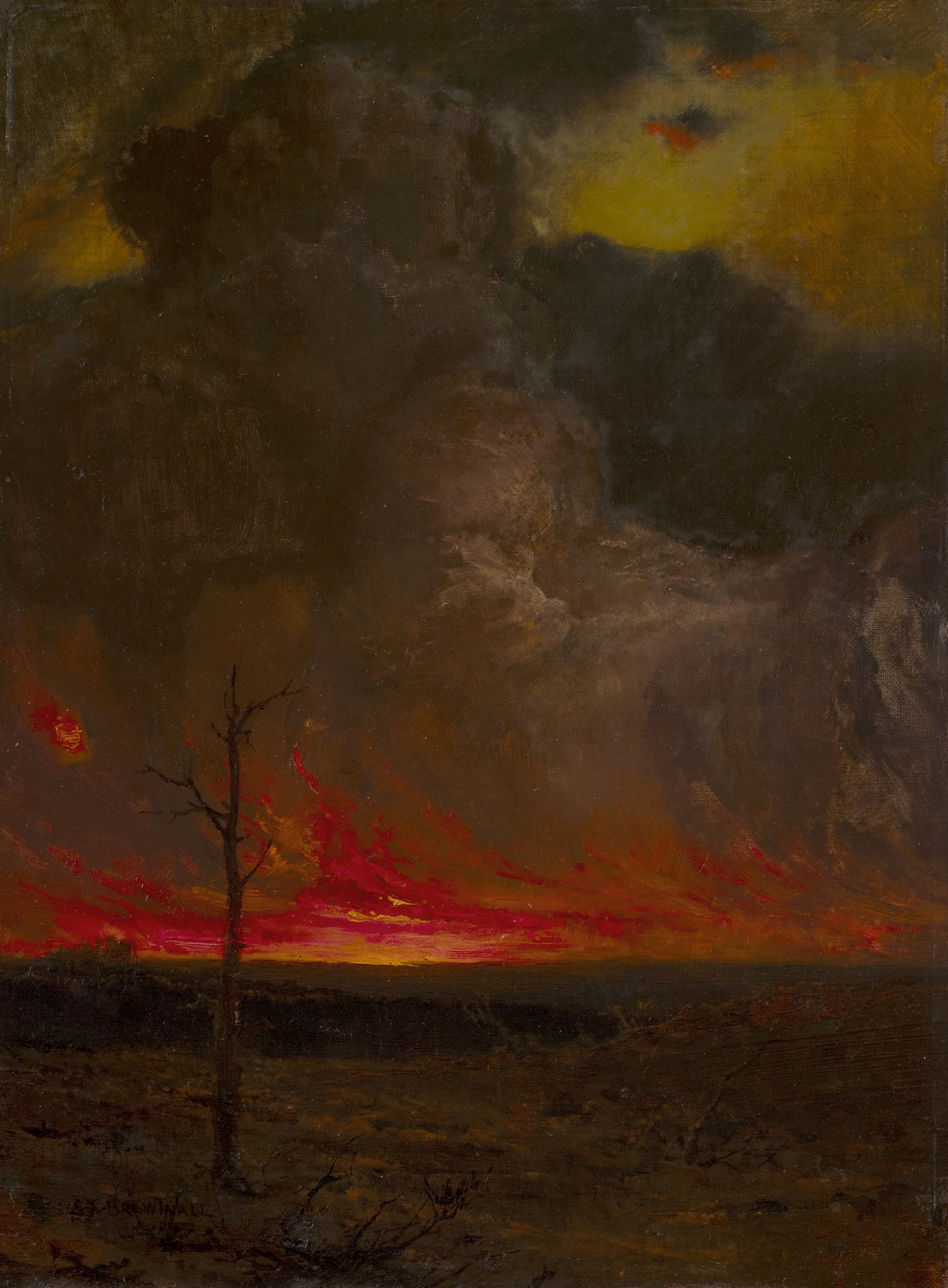 Edward Frederick Brewtnall (1846-1902), The Cloud's Turmoil, the Sun's Fierce Molten Fire