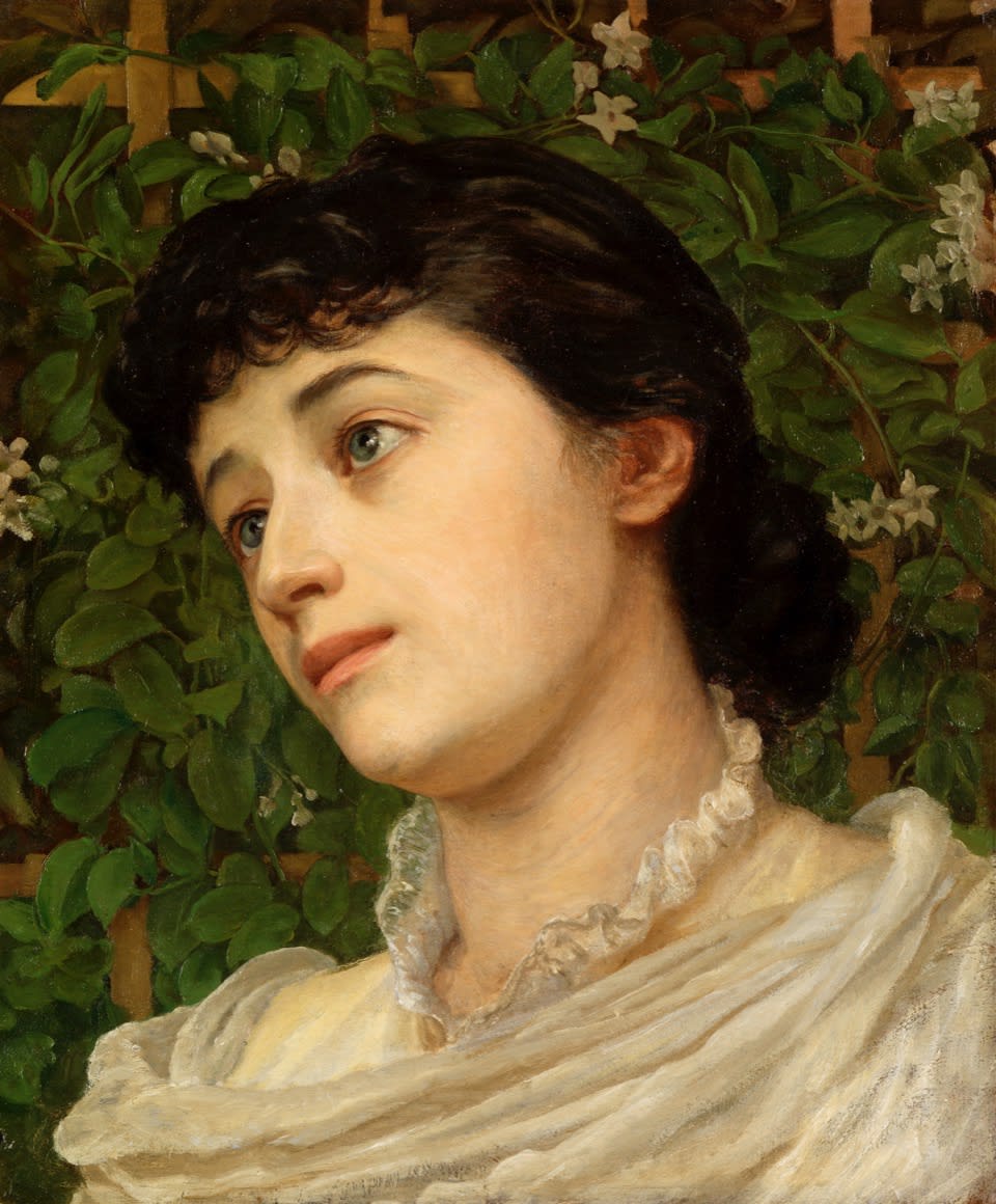 Edith Corbet, née Edenborough (1850-1920), The late Mrs Charles Stuart-Wortley ['Bice' Trollope, painted from life in the 1870s]