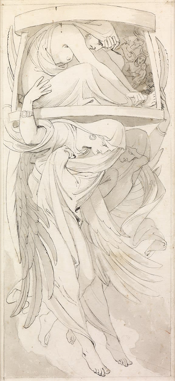 Frederic James Shields (1833-1911), 'Wickedness' for the Chapel of the Ascension