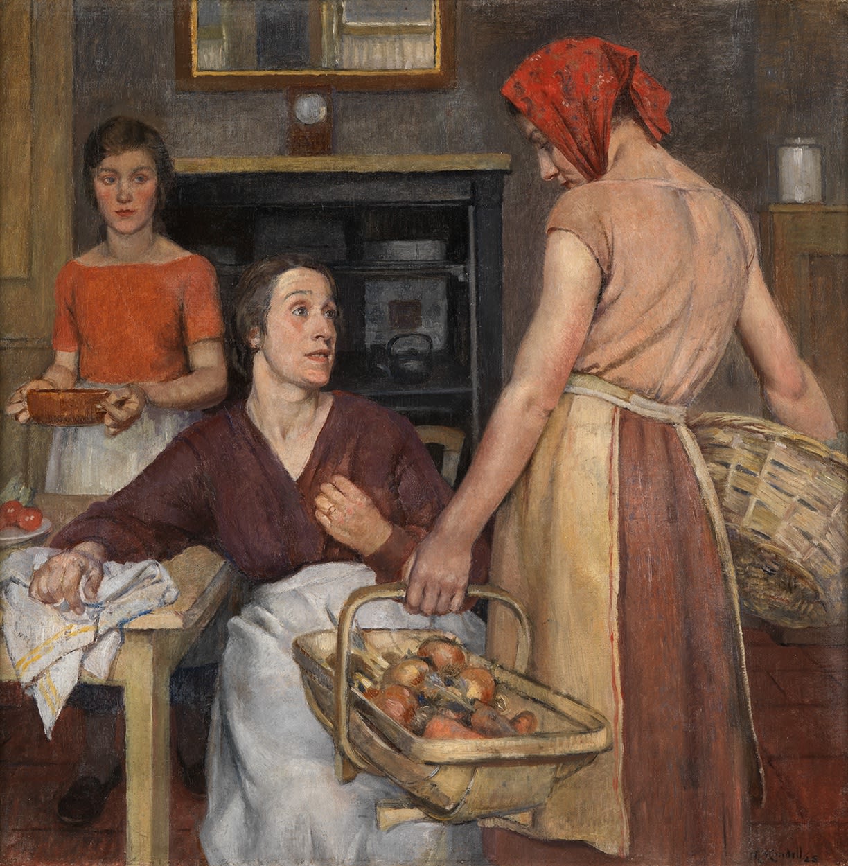 Nora Lucy Mowbrary Cundell (1889-1948), The Kitchen