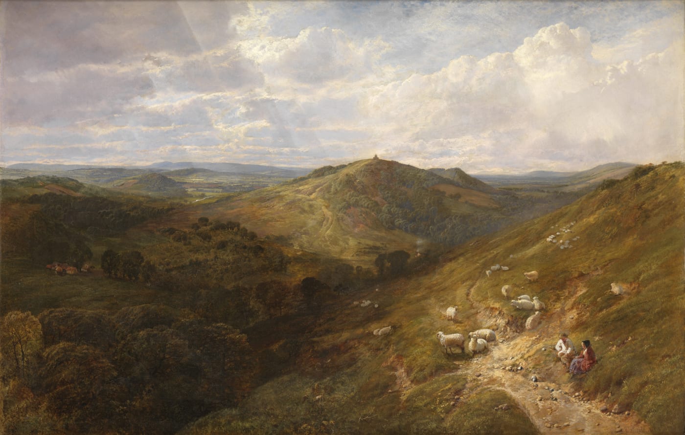 George Vicat Cole (1833-1893), Martyr's Hill, from Newlands Corner, Albury, near Guildford