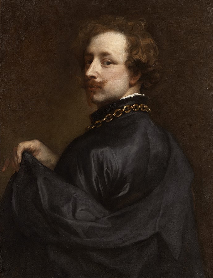 A Self-Portrait by Sir Anthony Van Dyck from c. 1628/9