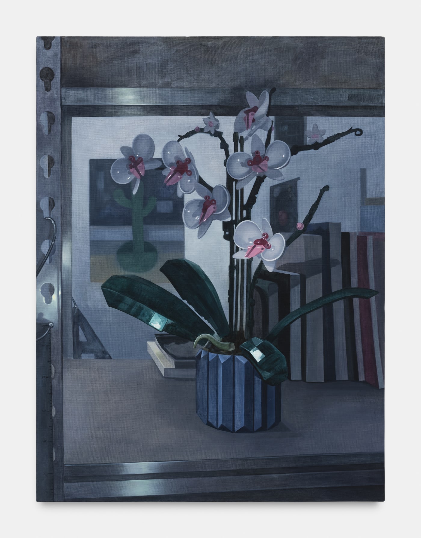 Baoying Huang The impossible love of taro, 2022 Oil on linen 122 x 91.5 cm. 48 3/100 x 36 ⅕0 in.