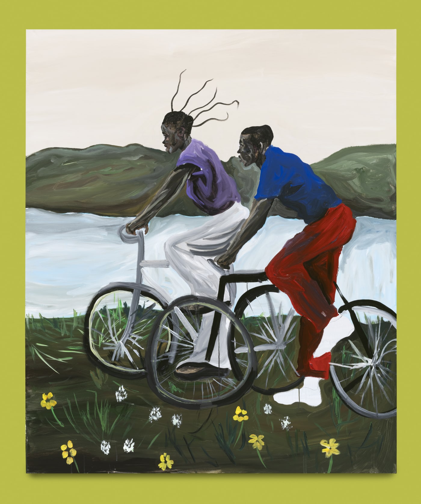 Marcus Brutus Li Dous Konsa, 2022 Acrylic on canvas 183 x 153 cm. 72 x 60 in.