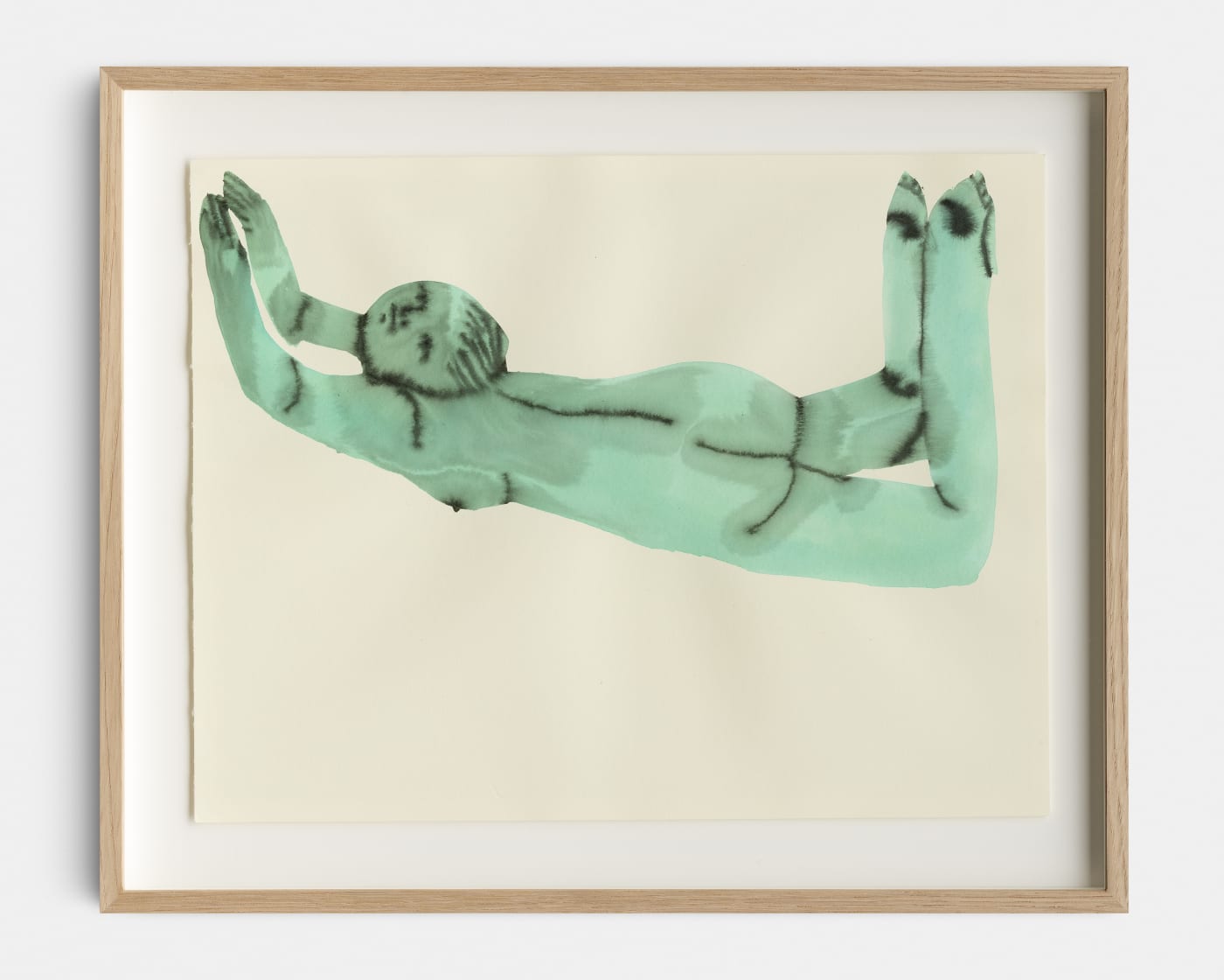 Emma Kohlmann Sensual Yogi, 2020 Watercolor and sumi ink on paper 36 x 28 cm, 14 x 11 in.