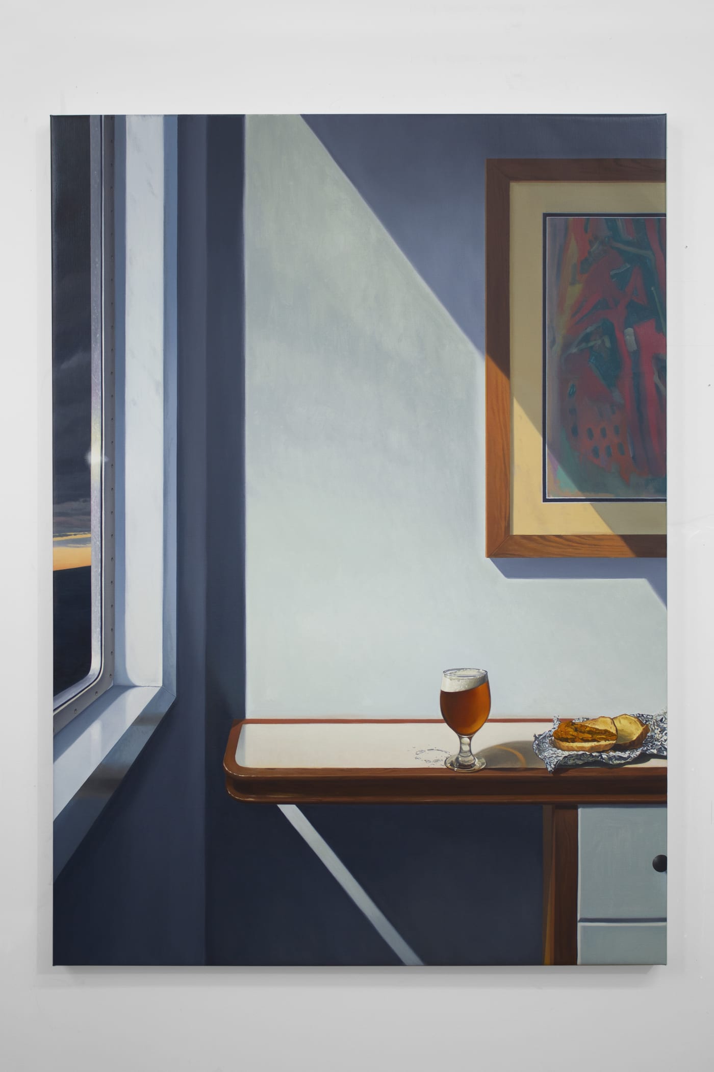 Paul Rouphail Mid-Afternoon, 2021 Oil on linen 147 x 107 cm. 58 x 42 in.