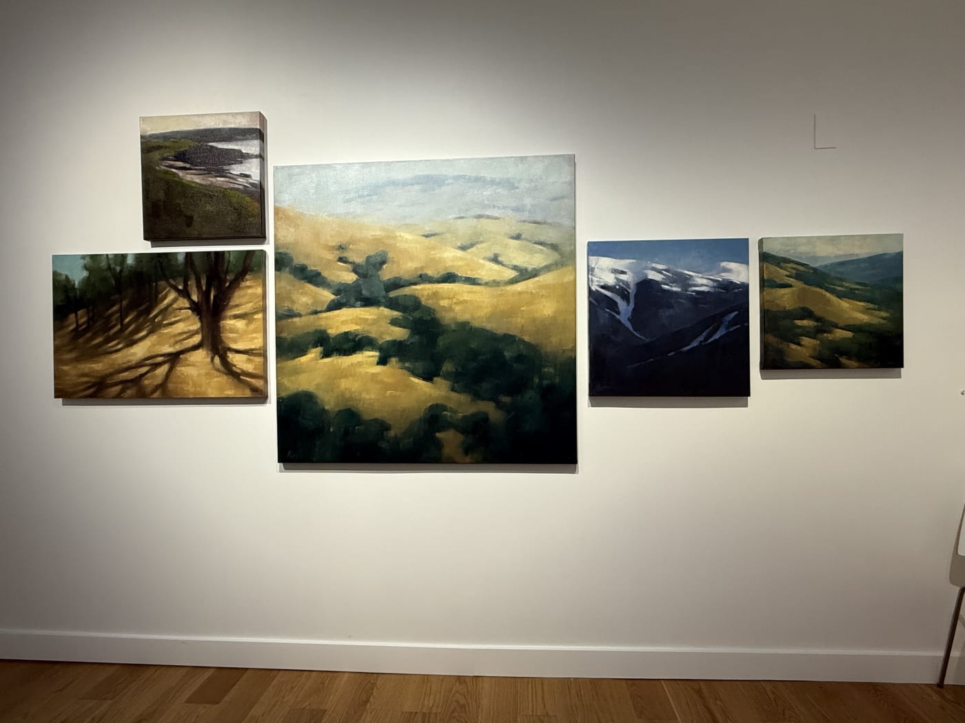 Paintings on a wall