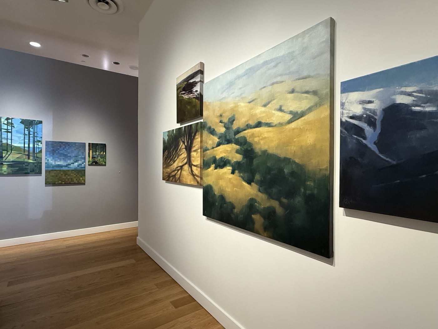 Paintings on a wall
